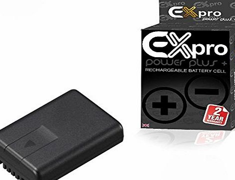 Panasonic VW-VBL090E-K, VW-VBL090E, VW-VBL090E, VBL090 3.6v 895mAh [EXACT] High Power Plus+ 2 Year Warranty Replacement ID Secured Lithium Li-on Camcorder Battery for Panasonic SDR-S60, S60, S